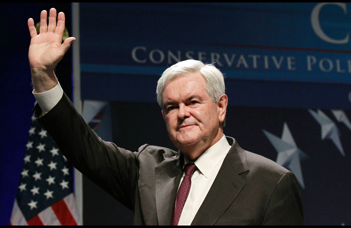 Former Speaker of the House of Representitives Newt Gingrich
